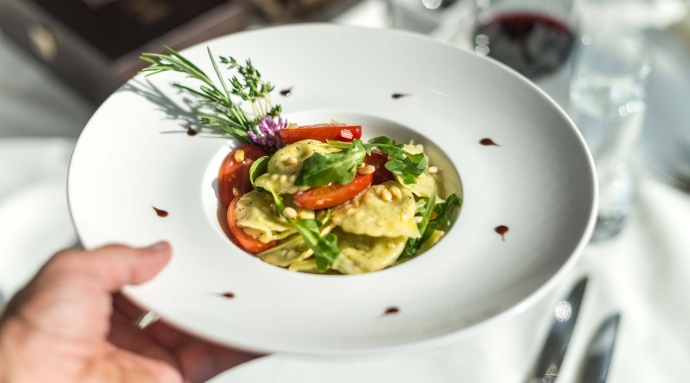 Meals can be booked in the hotel at any time