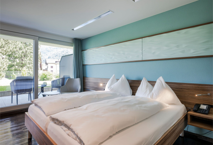 Chambre double avec vue sur le village